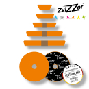 ZviZZer Thermo Trapez Polierpad Medium Cut Orange